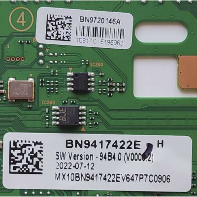 LED DRIVER PARA TV SAMSUNG / NUMERO DE PARTE BN9417422E / BN41-02998B-000 / BN9720146A / BN94-17422E / DISPLAY ST7461E03-3 VER.2.2 / BN96-52455B / PANEL CY-TB075JMHV3H / MODELO QN75QN800BFXZA CD02 - Imagen 3